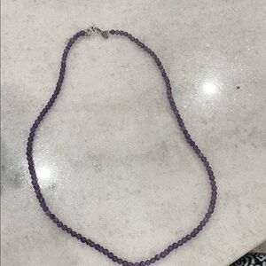 Elegant Purple Beaded Necklace